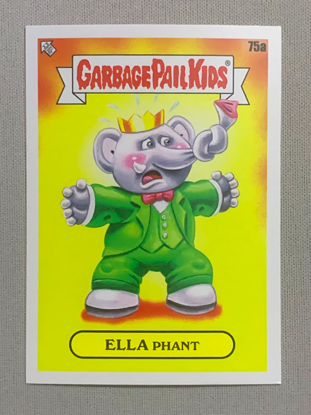 2022 Topps Garbage Pail Kids Book Worms: Ella Phant 75a (NM-MT)