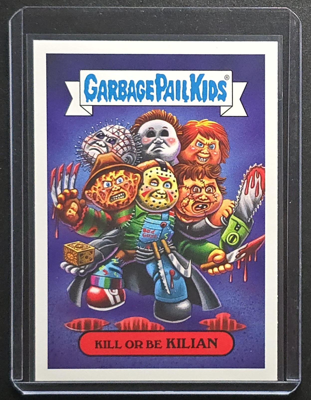 2019 Garbage Pail Kids 80s Horror Sticker Kill or Be Kilian 15a