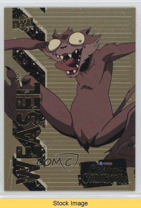 2025 Upper Deck DC Creature Commandos Donnola Oro #12 LEGGI 1bx3
