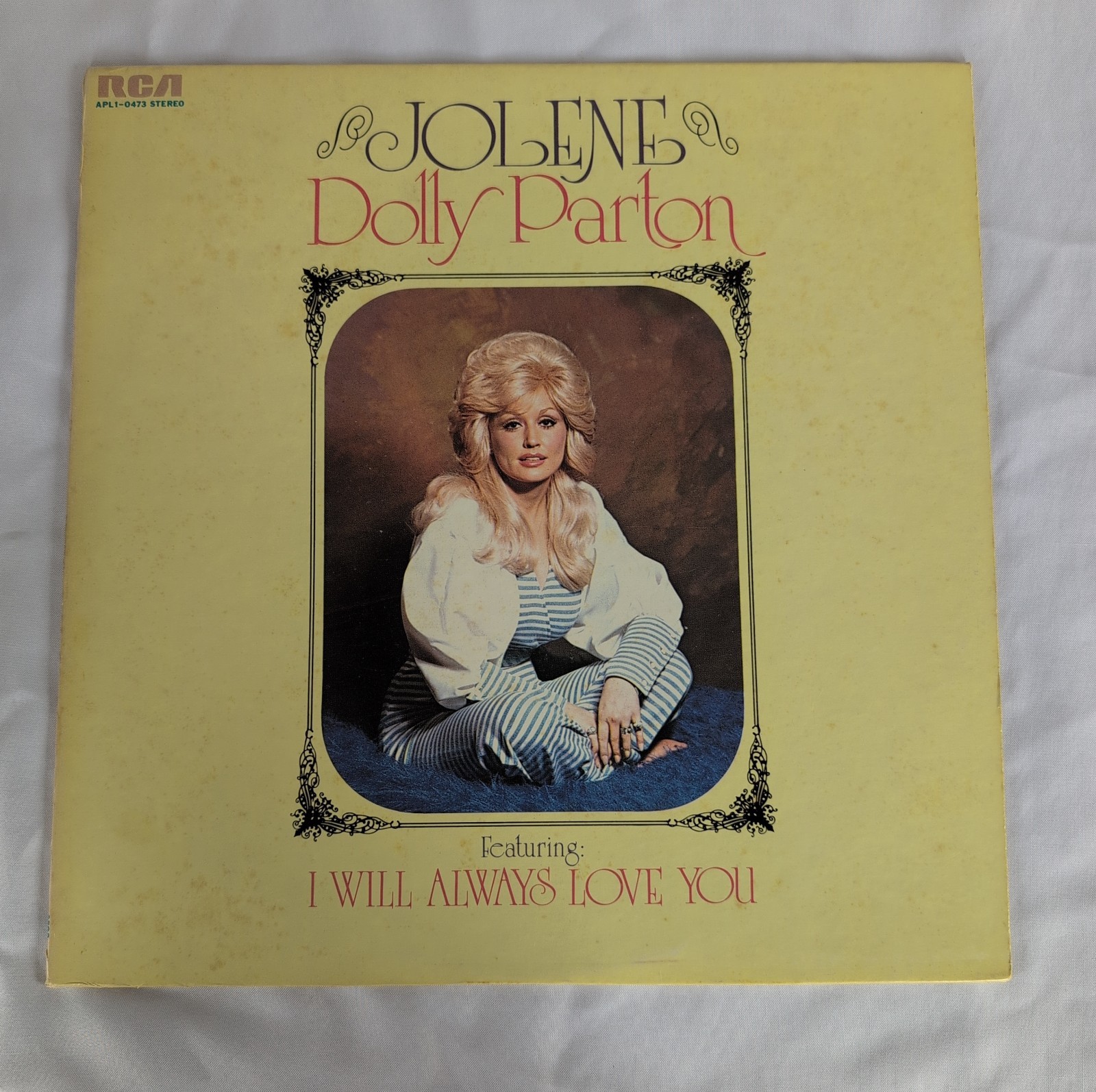 Dolly Parton Jolene LP RCA APL1-0473 1974 Stereo Dynaflex