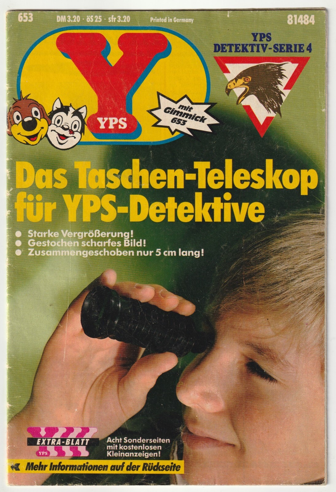 ✪ YPS #653 senza espediente, Gruner + anno 1988 COMICHEFT Z2