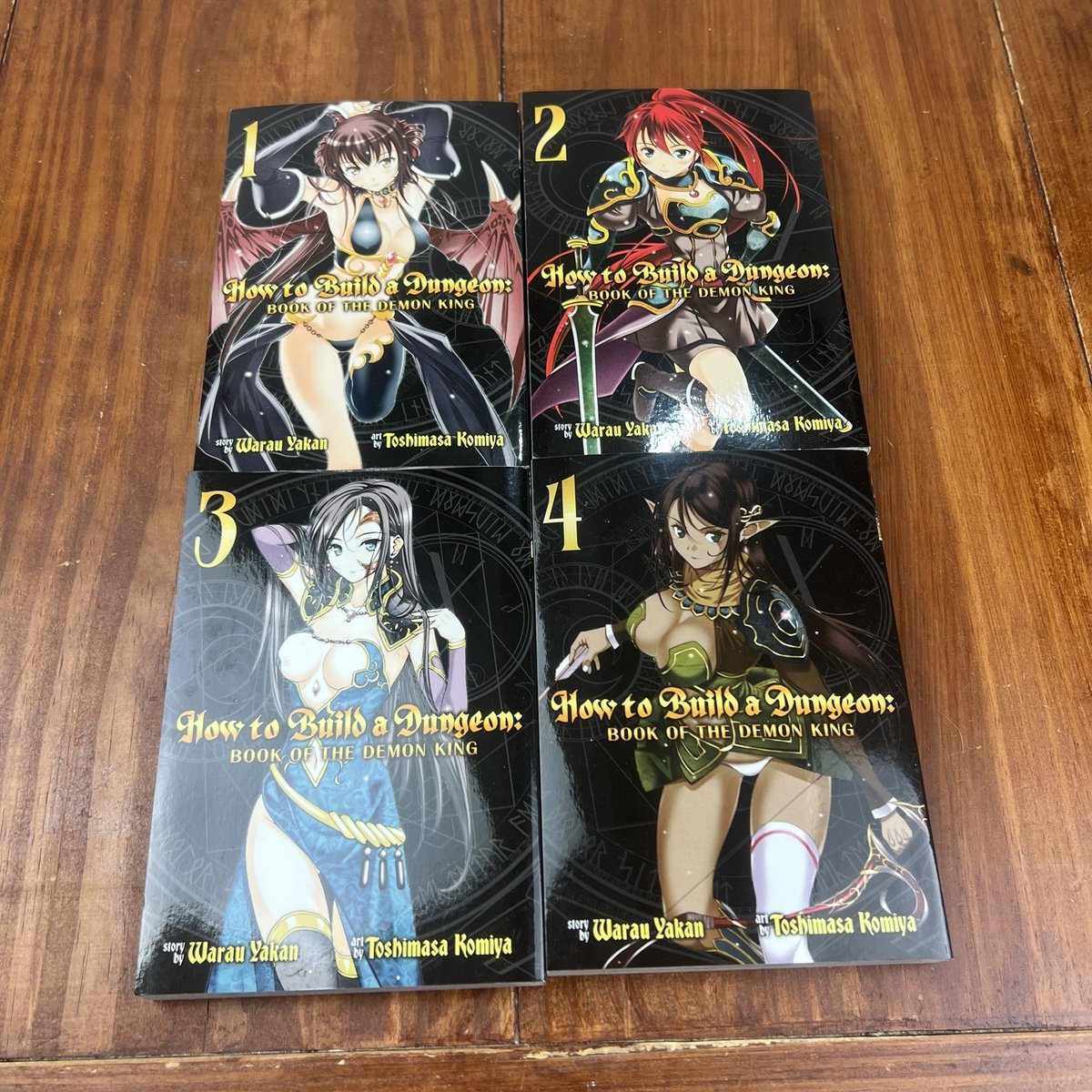 How to Build a Dungeon Book of the Demon King Manga Vol 1-4 Set 1° Stampa