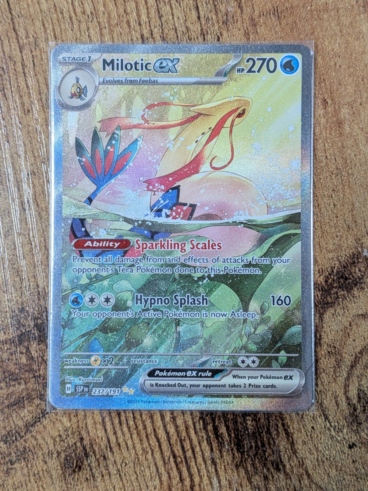 Milotic EX 237/191 Sv08: Surging Sparks Holo