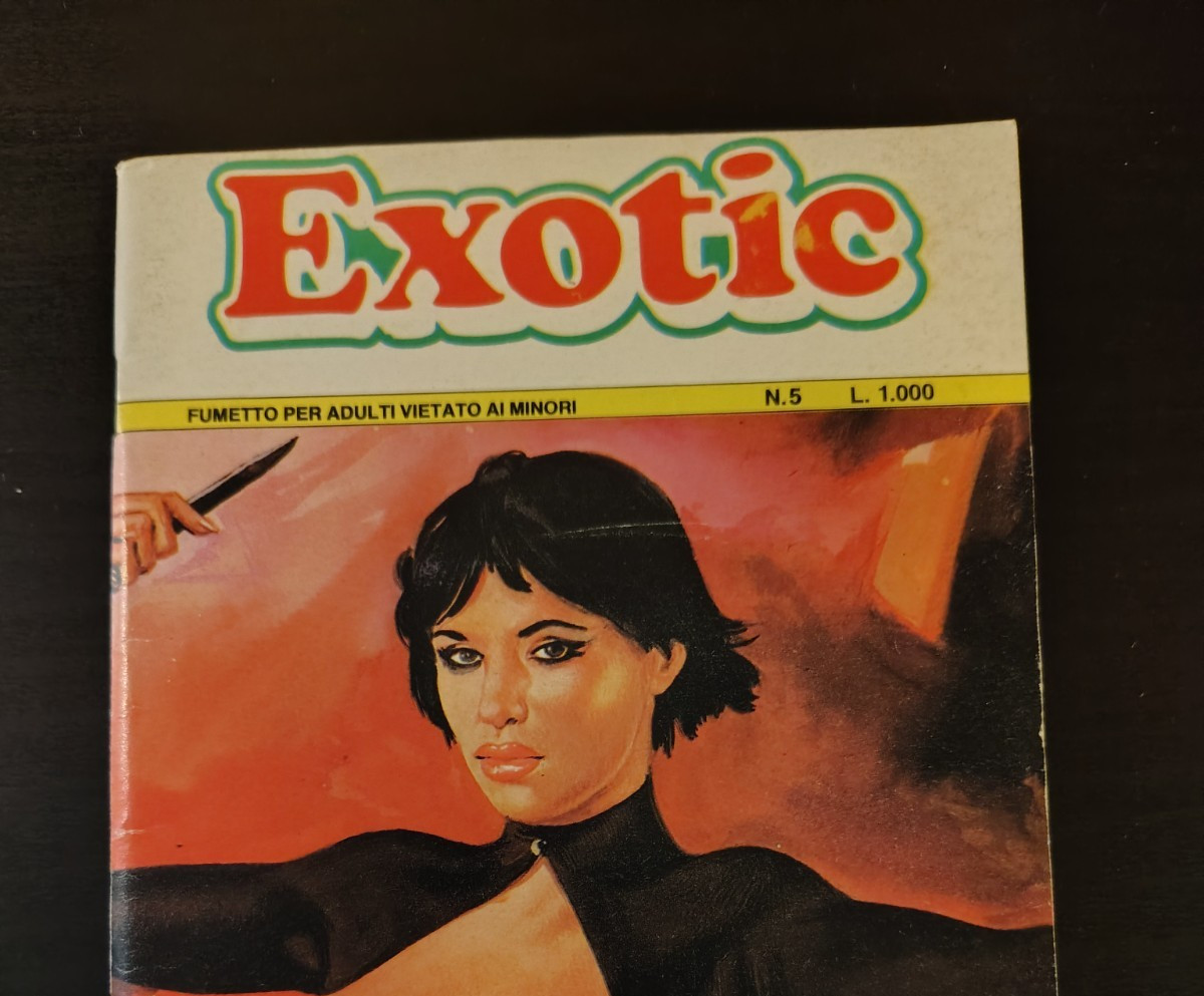 Exotic n. 5 ver. B -  Fumetto erotico raro del 1981 -Ed. Galax