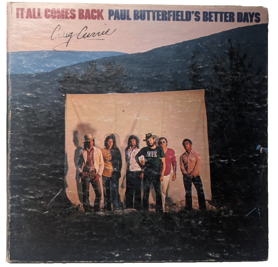 Paul Butterfield's Better Days It All Comes Back 1973 Bearsville **COVER ONLY**