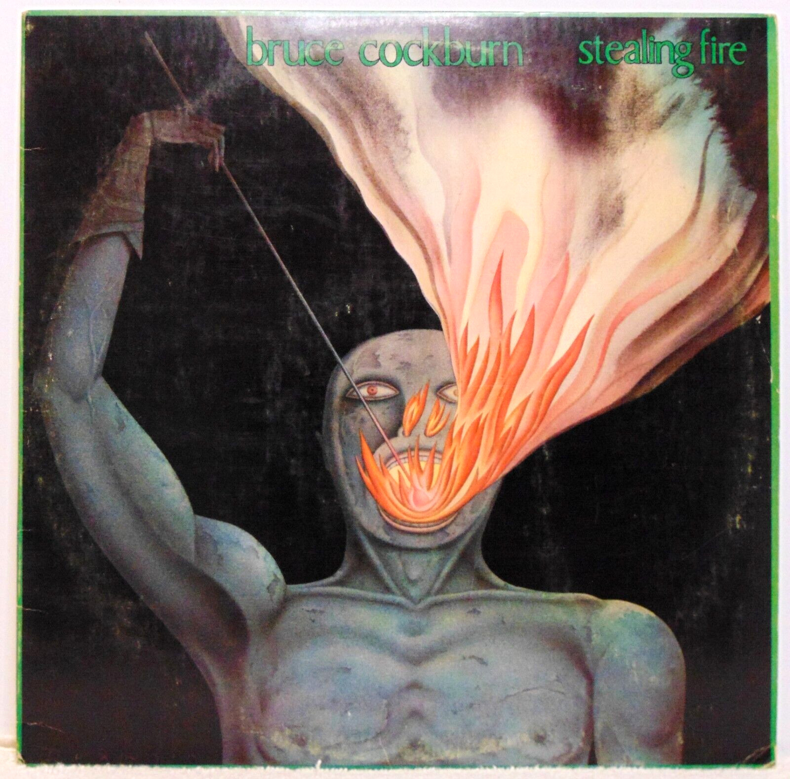 Bruce Cockburn – Stealing Fire - 1984 Gold Mountain  Rock Vinyl LP Record Album