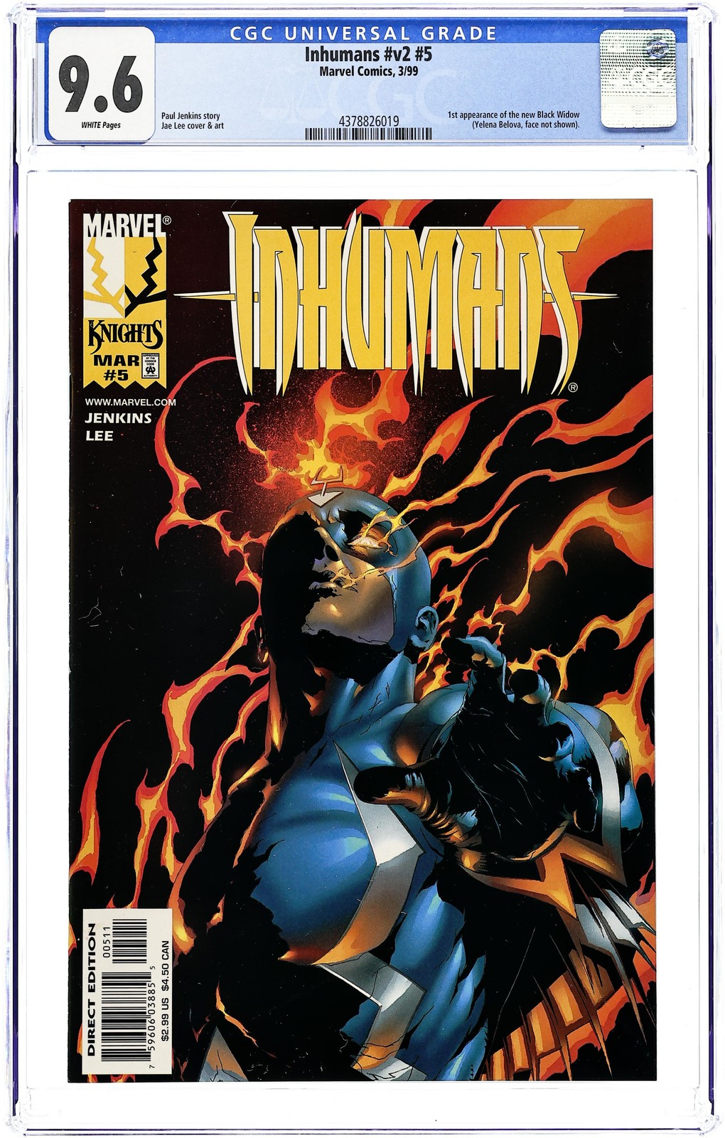 Inhumans #5 CGC 9.6 1999 4378826019 1st Yelena Belova (2nd Black Widow)