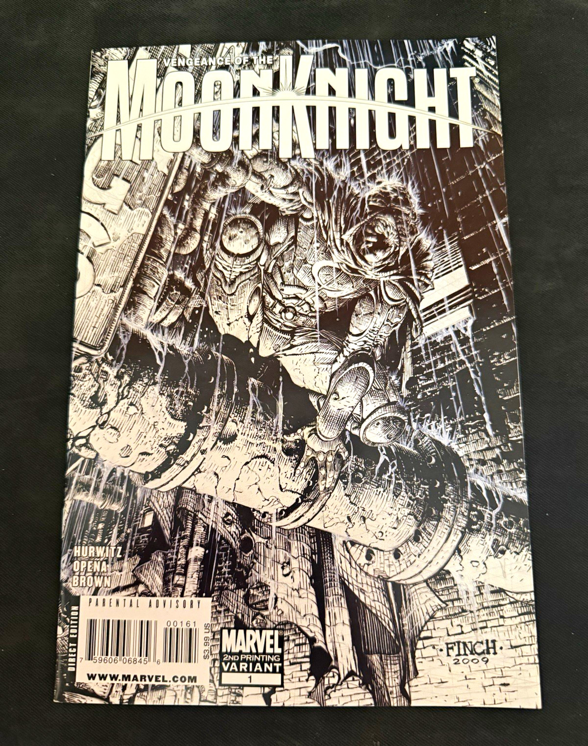 Marvel Vengeance of the Moon Knight #1 2nd Printing Variant Cover (2009)