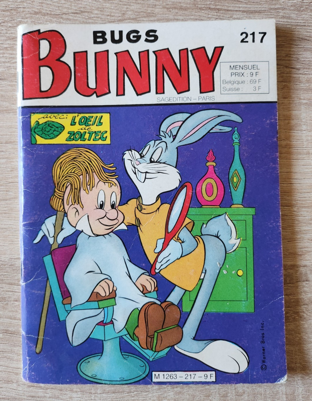 BD Bugs Bunny N°217 - SAGEDITION 1986