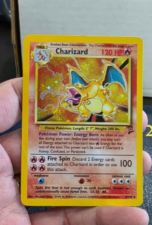 charizard 4/102 base set holo 1999 super clean