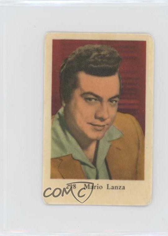 1961 Dutch Gum Numbered Set 3 (1-300) Mario Lanza #298 1b9b