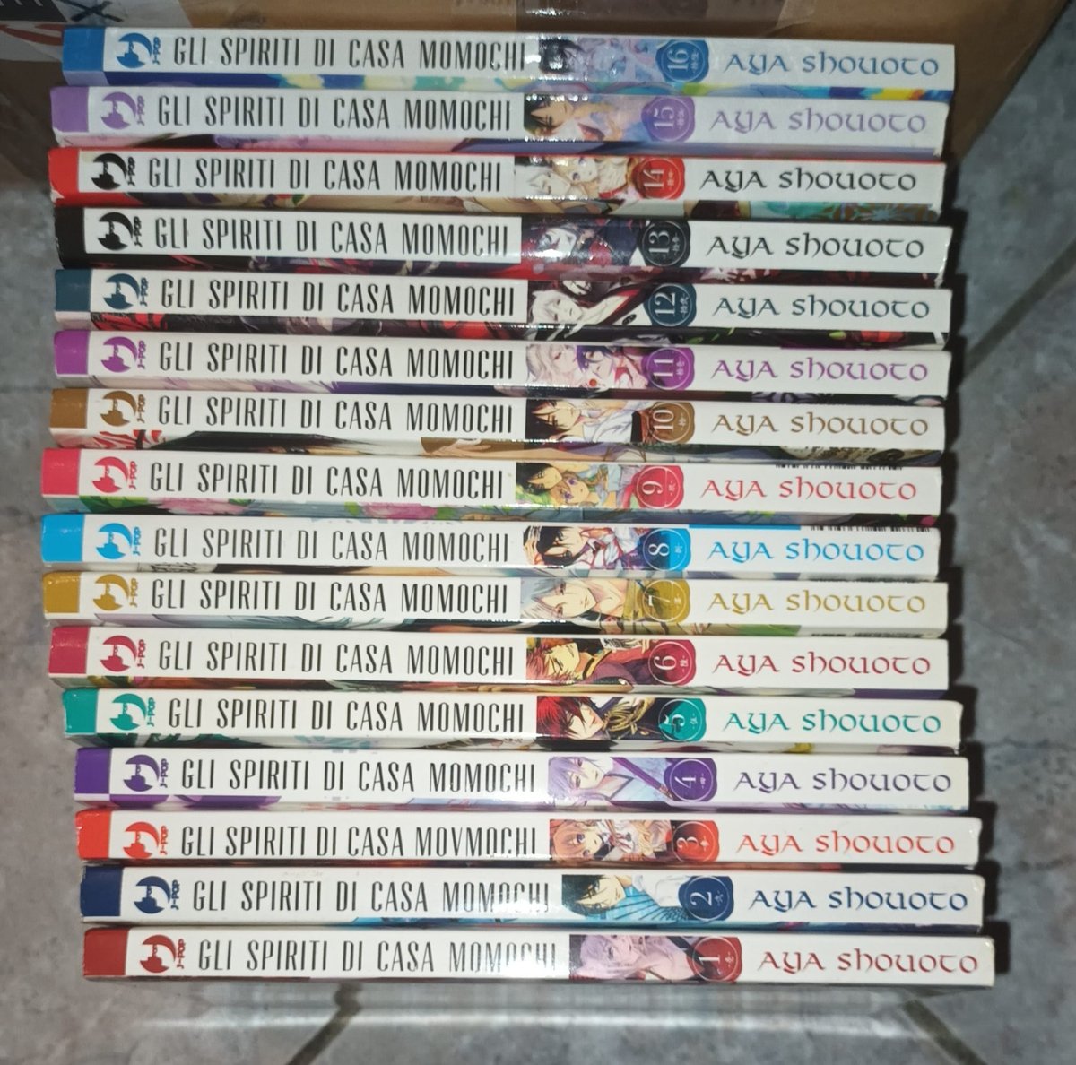GLI SPIRITI DI CASA MOMOCHI 1-16 MANGA SHOJO SERIE COMPLETA - AYA SHOUTO Jpop