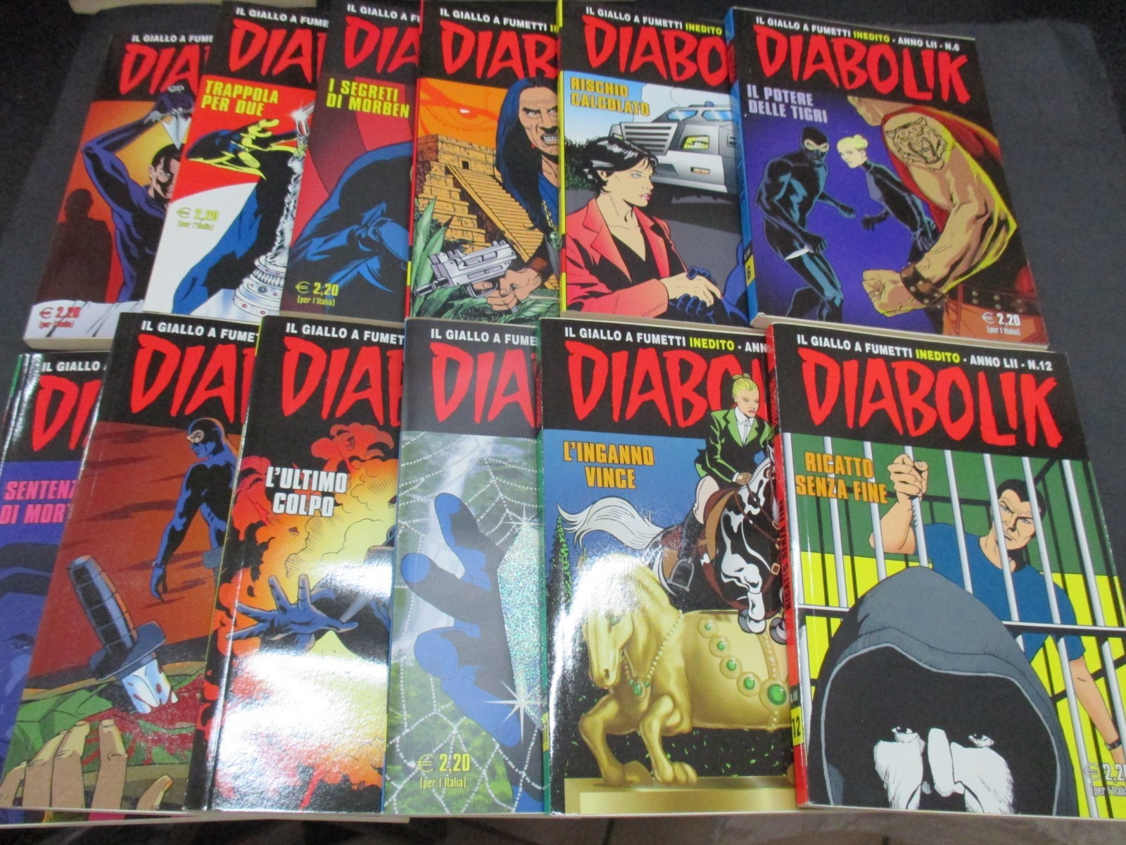 DIABOLIK ANNO LII 2013 1/12 - ANNATA COMPLETA