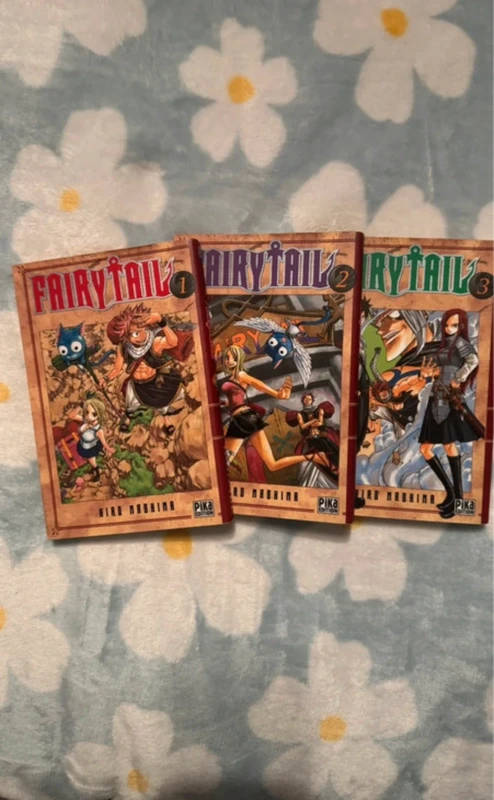3 tomes de fairy tails