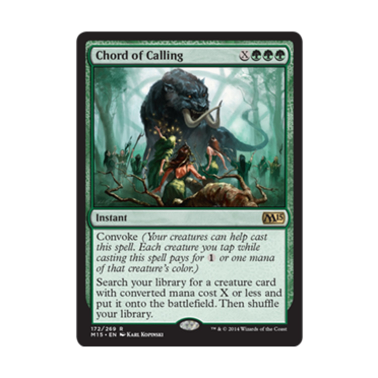 WotC MTG Magic 2015 Accordo di Chiamata (R) EX