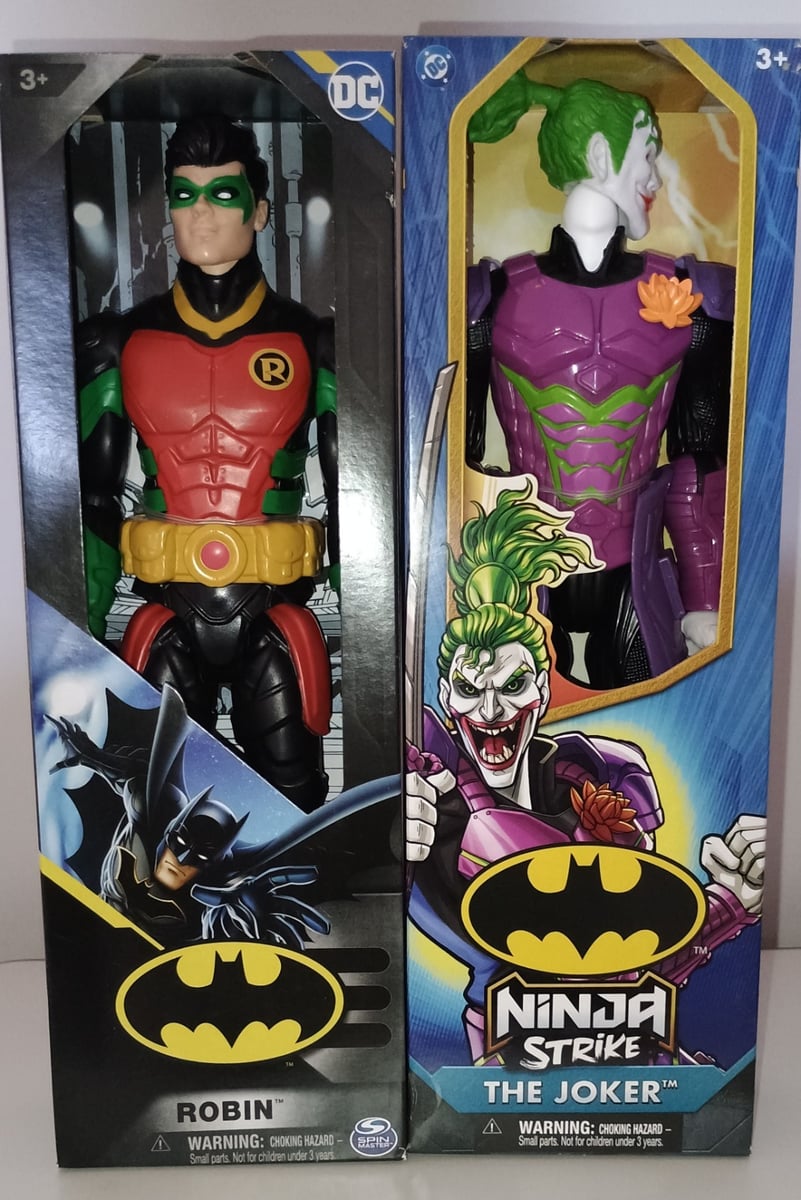Spin Master DC Batman Ninja Strike Robin e The Joker action figure 30 Marvel
