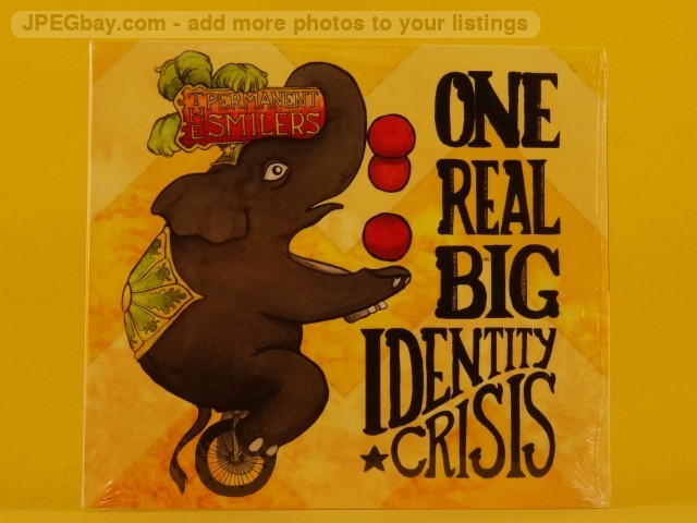 THE PERMANENT SMILERS ONE REAL BIG IDENTITY CRISIS (1249) 13 Track CD Album also