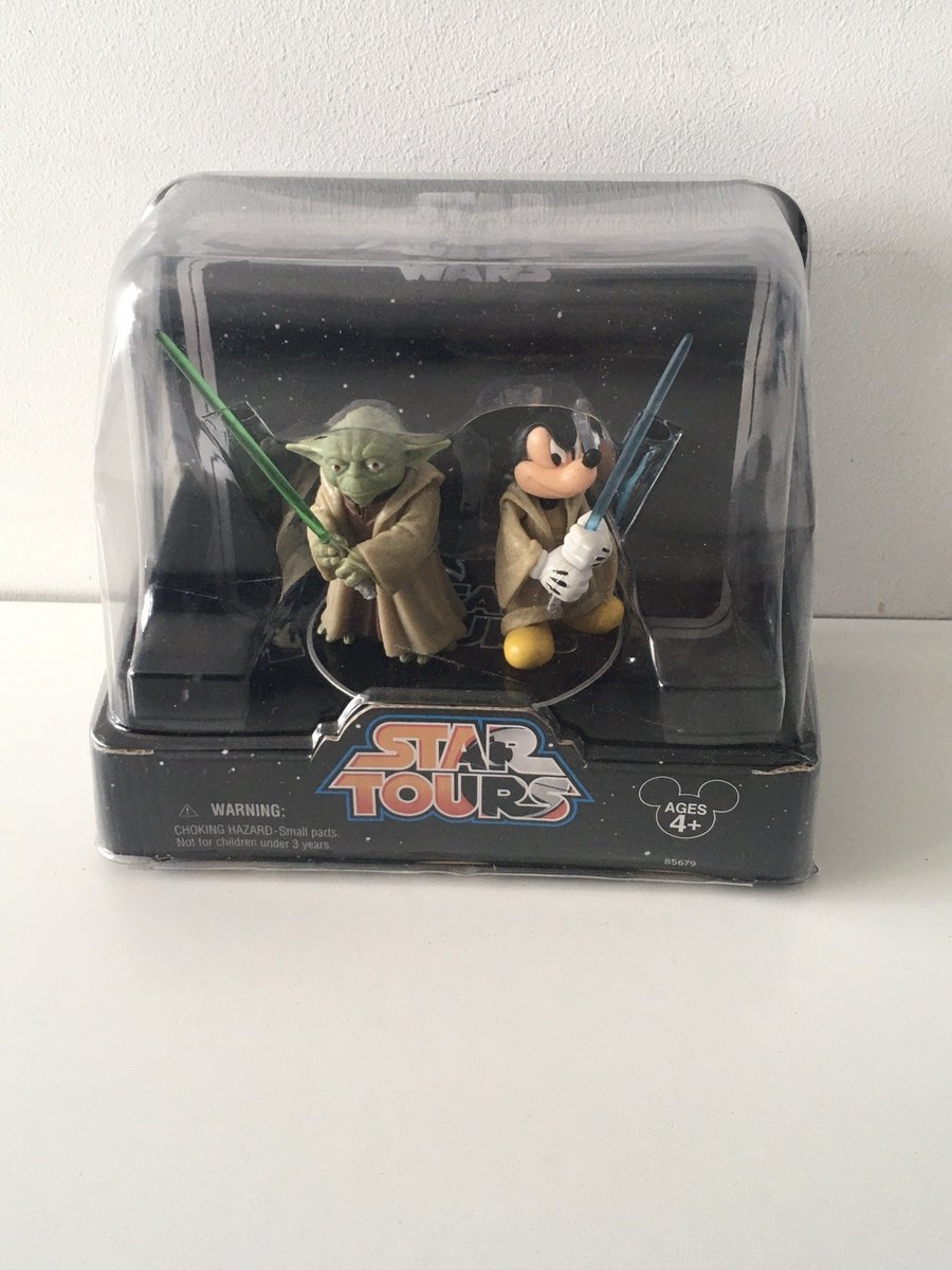 Star Wars Jedi Mickey And Yoda Star Tours - Sealed Action Figures