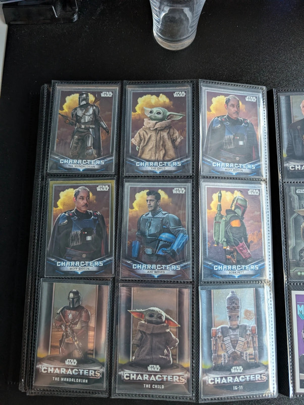 Topps star wars the mandalorian bijna compleet