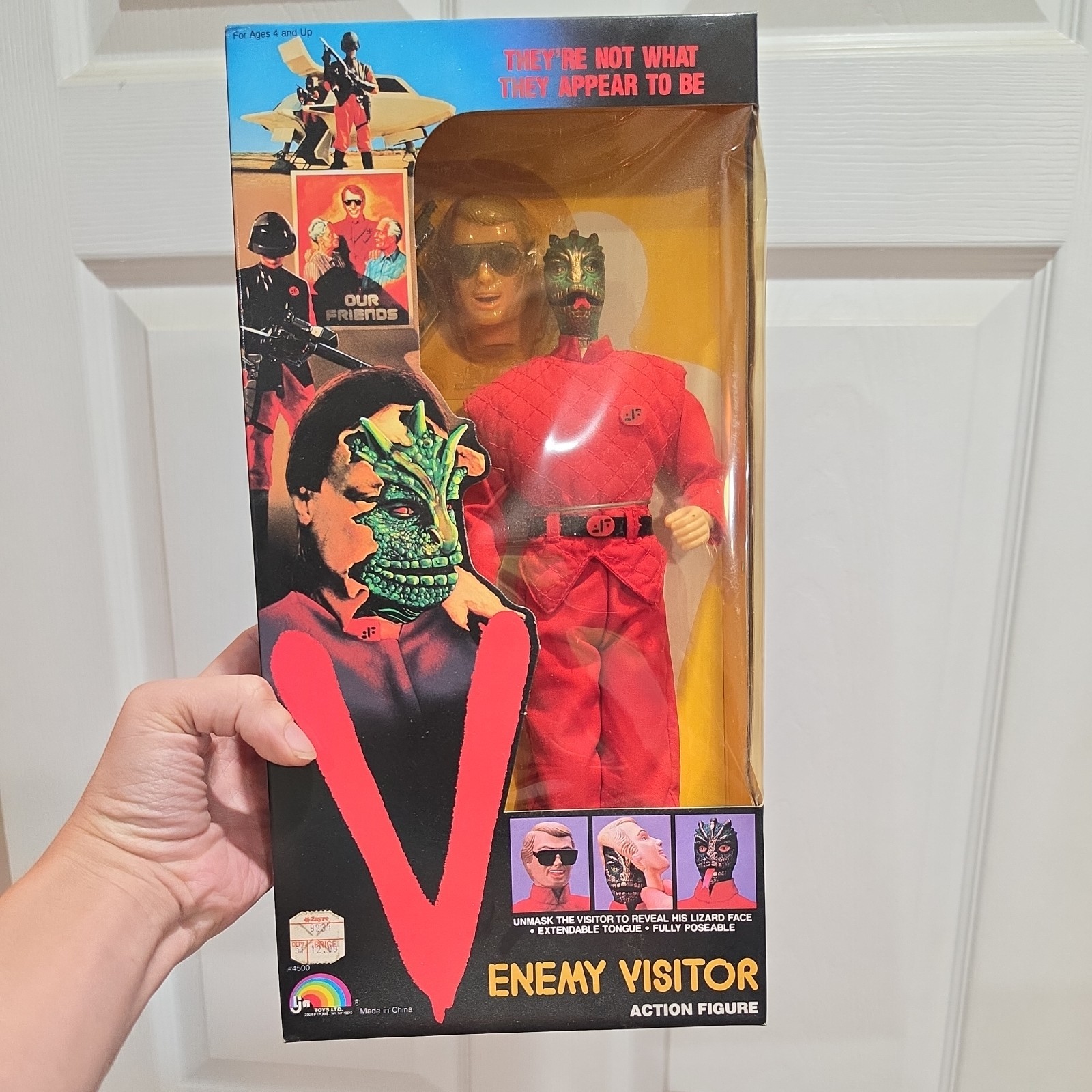 Modellino LJN V The Series Enemy Visitor 1984 sigillato raro vintage fantascienza