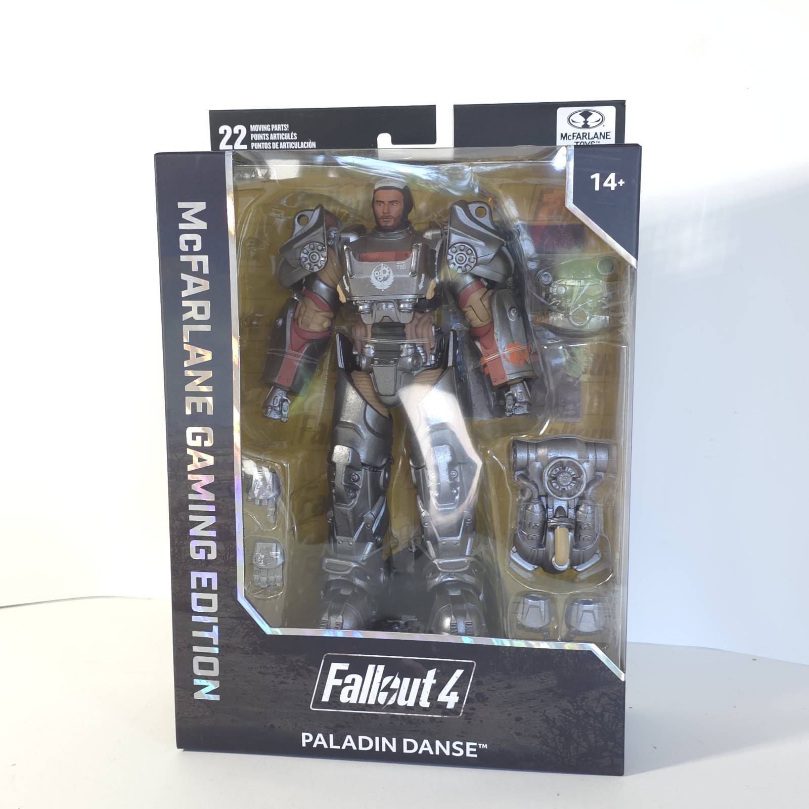 Modellino McFarlane Gaming Edition Fallout 4 Paladin Danse 7 sigillato nuovo con scatola