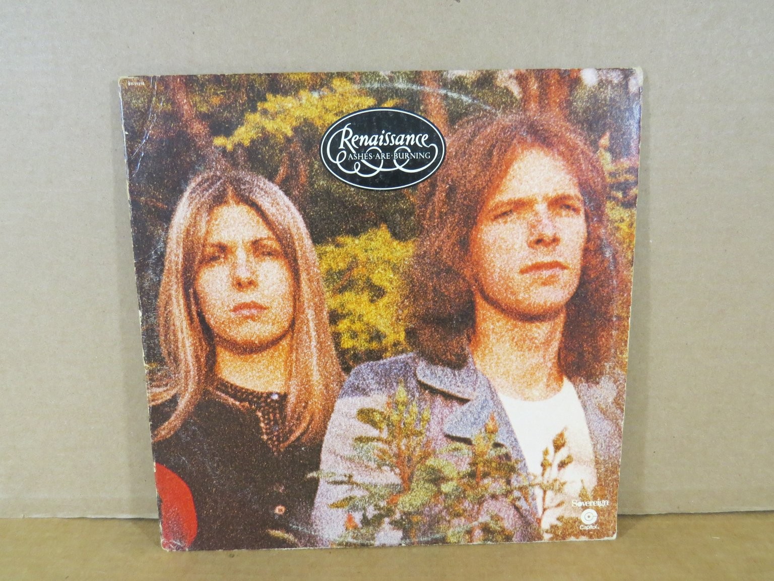 Renaissance - Ashes Are Burning LP Record 1973 Sovereign Capitol Prog Rock 33 EX