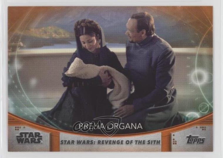 2020 Topps Women of Star Wars Orange Breha Organa #12 2k3
