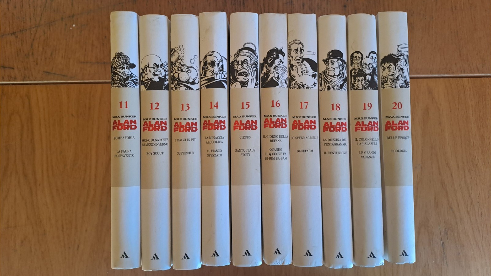 Max Bunker "Alan Ford Story", Lotto n. 11 a 20, Ed.Mondadori 2010