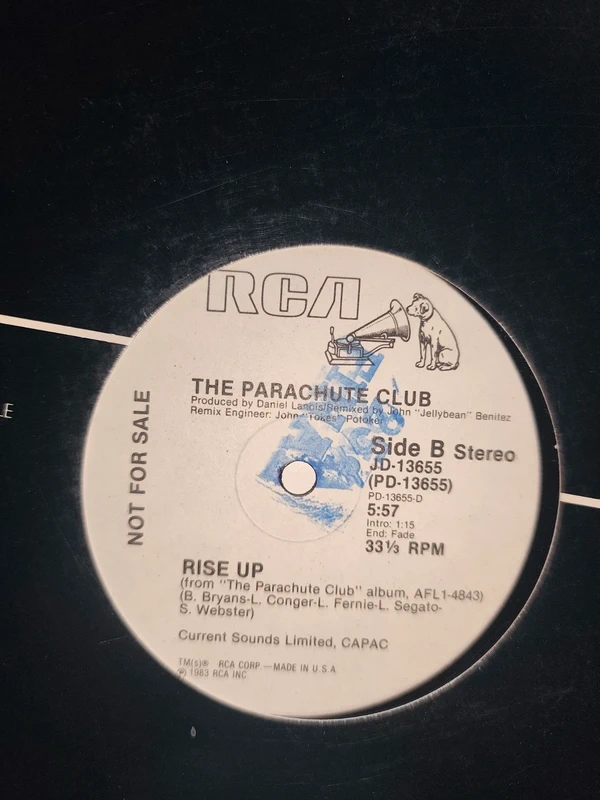 The Parachute Club "Rise up" Disque vinyle 12"