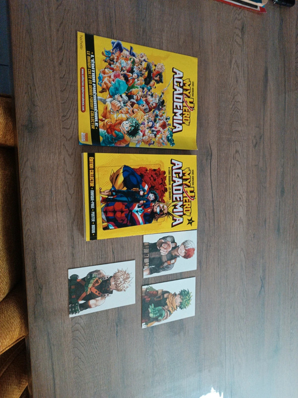 Manga my hero academia édition collector + 3 ex libris