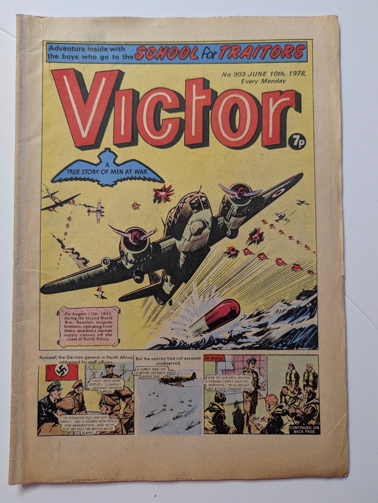 The Victor Comic, No 903, June 10th 1978.