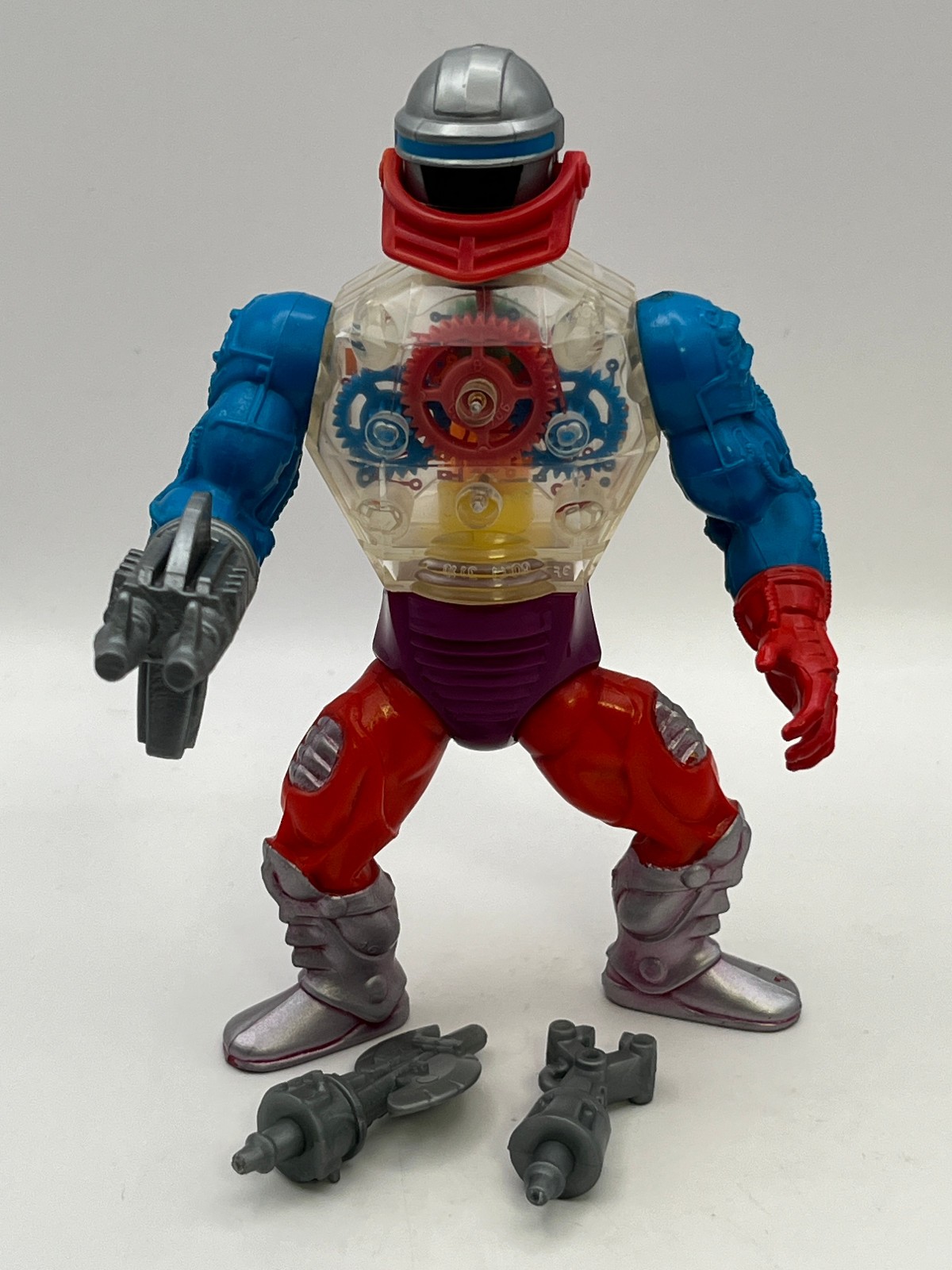 MotU Vintage Yellow Gear Roboto sciolto completo Masters Of The Universe He-Man