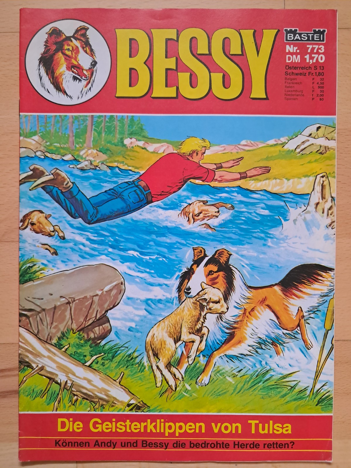 Bessy n.773 - Z1-2 ORIGINALE PRIMA EDIZIONE WESTERN BASTEI COMIC Willy Vandersteen