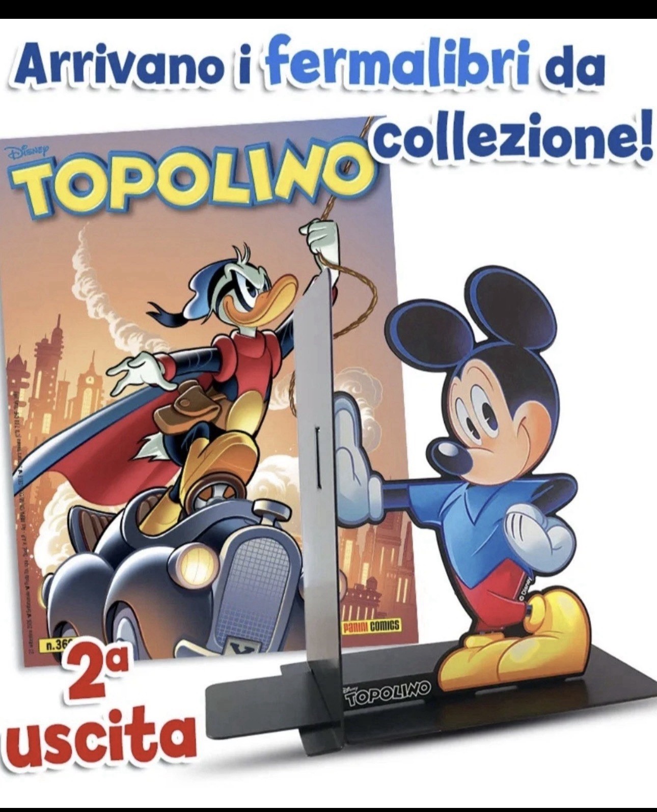 Topolino Disney n.3695 set con reggilibro Paperino. 1 uscita
