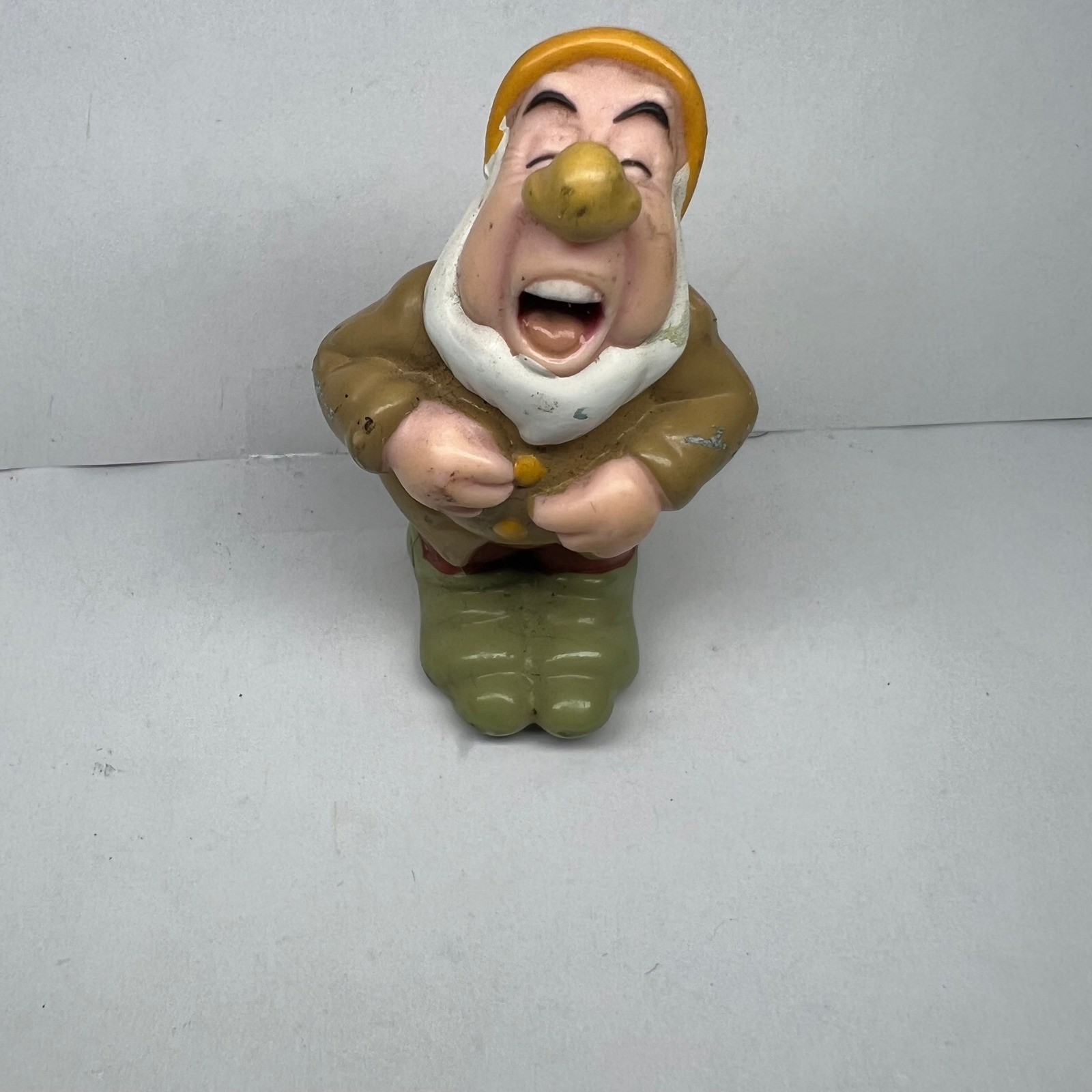 Disney Grumpy Sneezy Figure Giocattolo 2,5" Personaggio Vintage da Collezione Cake Topper