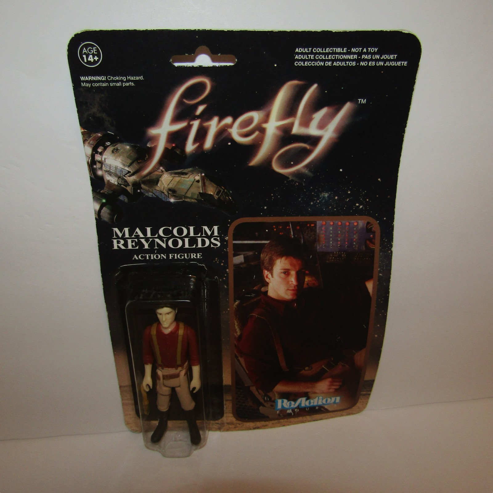 Firefly Malcolm Reynolds Action Figure 3.75” 2014 Reazione Funko Nuova Carta Piegata