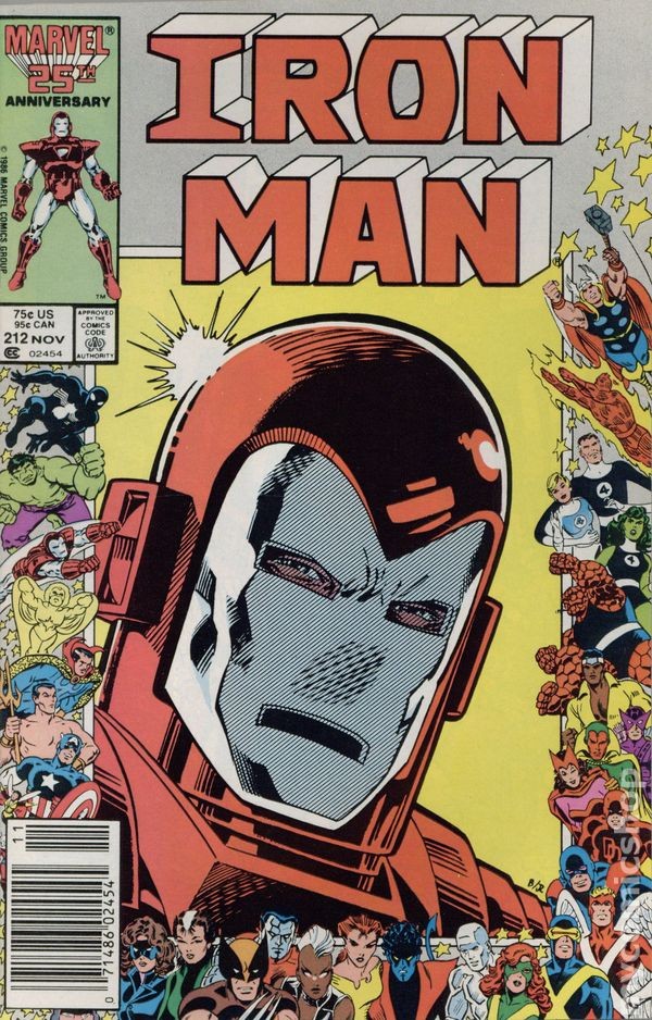 Iron Man #212N VF 8.0 1986