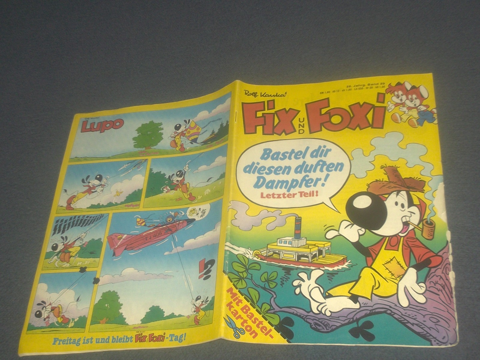 FIX E FOXI FUMETTO QUADERNO 26° ANNO VOLUME N.29 + SCATOLA FAI DA TE