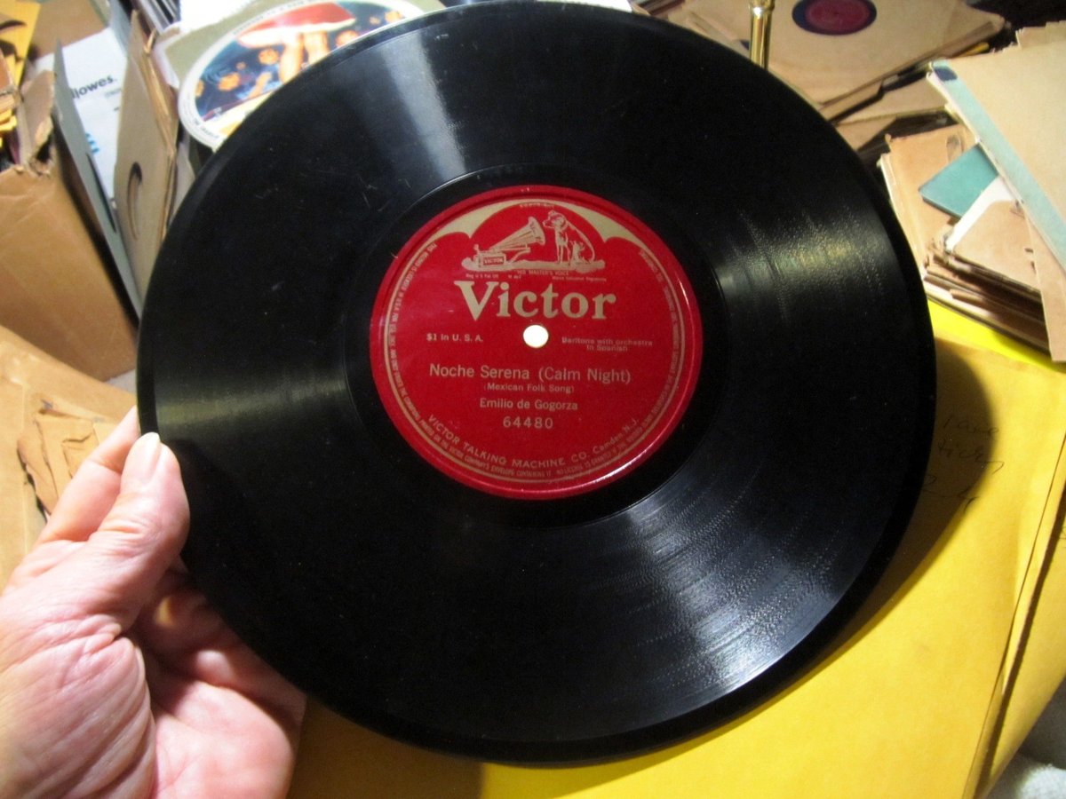 Latin 1914 Emilio de GOGORZA Mexican Folk Song NOCHE SERENA VICTOR 64480
