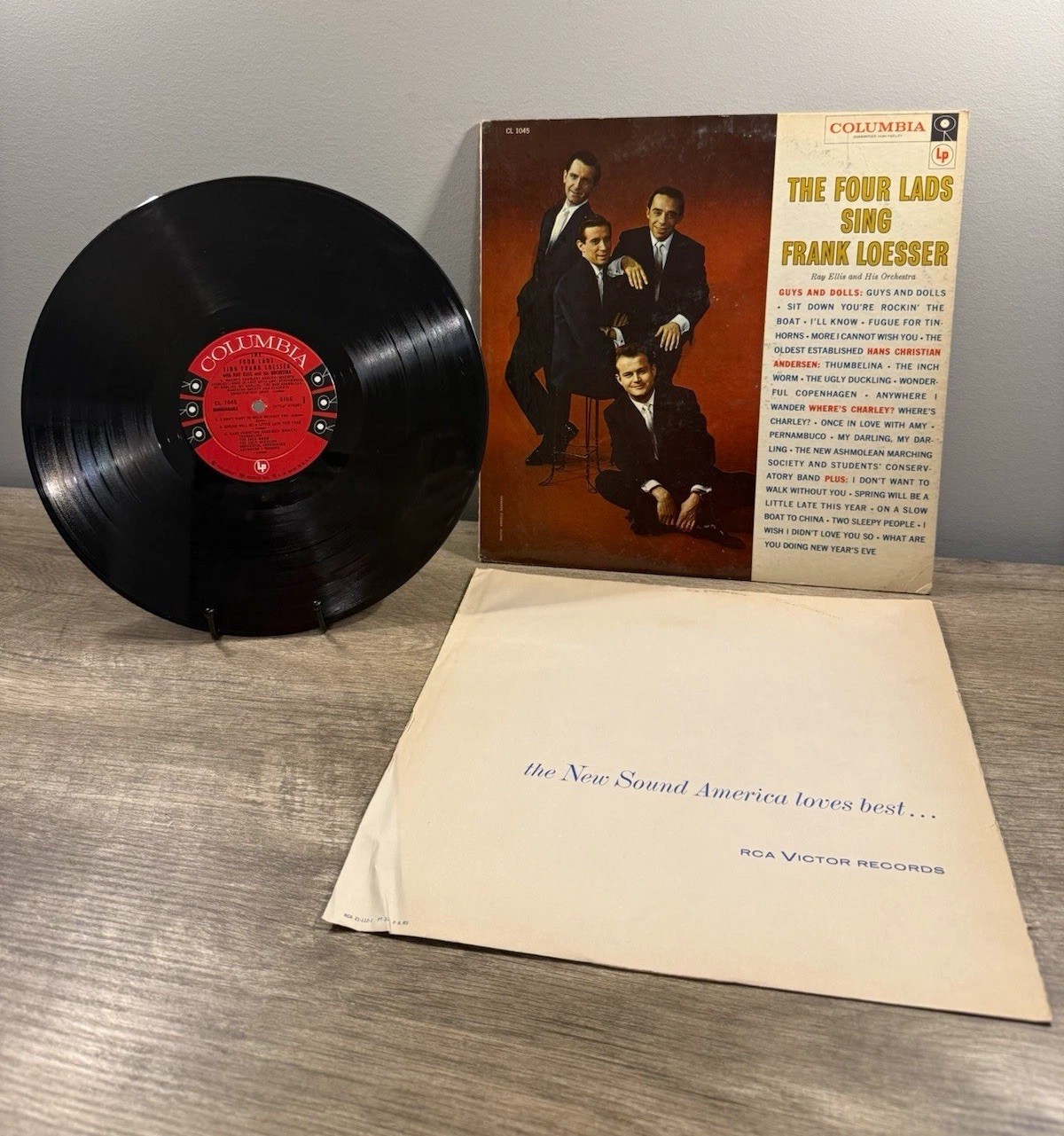 Columbia The Four Lads - The Four Lads Sing Frank Loesser LP 12" CL 1045