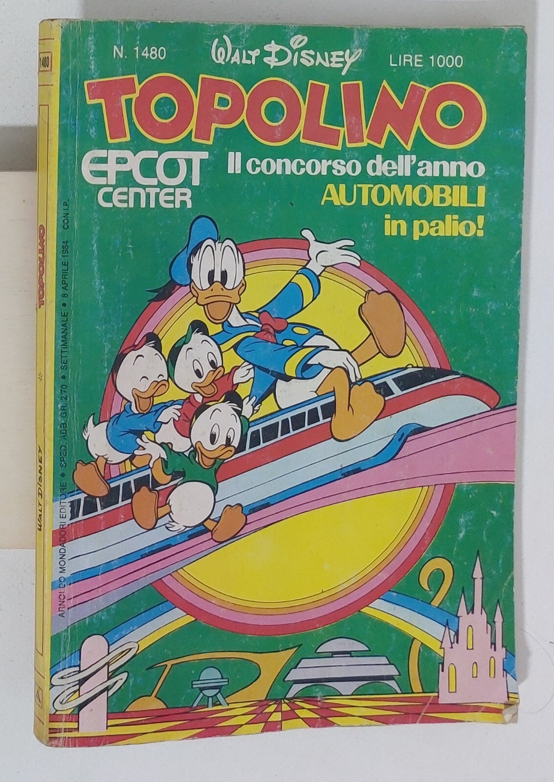 65069 TOPOLINO libretto n. 1480 - Mondadori 1984