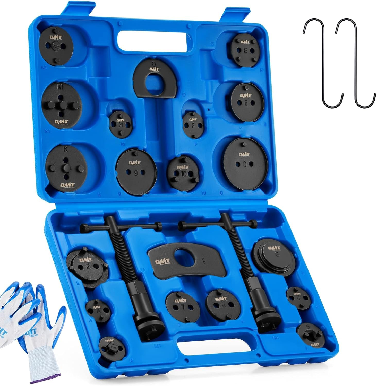 24 Pezzi Set Di Arretratore Pistoncini Freni E Ripristino Pistone Del Freno, Pin
