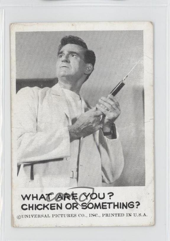 1961-65 Leaf Spook Stories What Are You? Chicken Or Something? #4 0s4