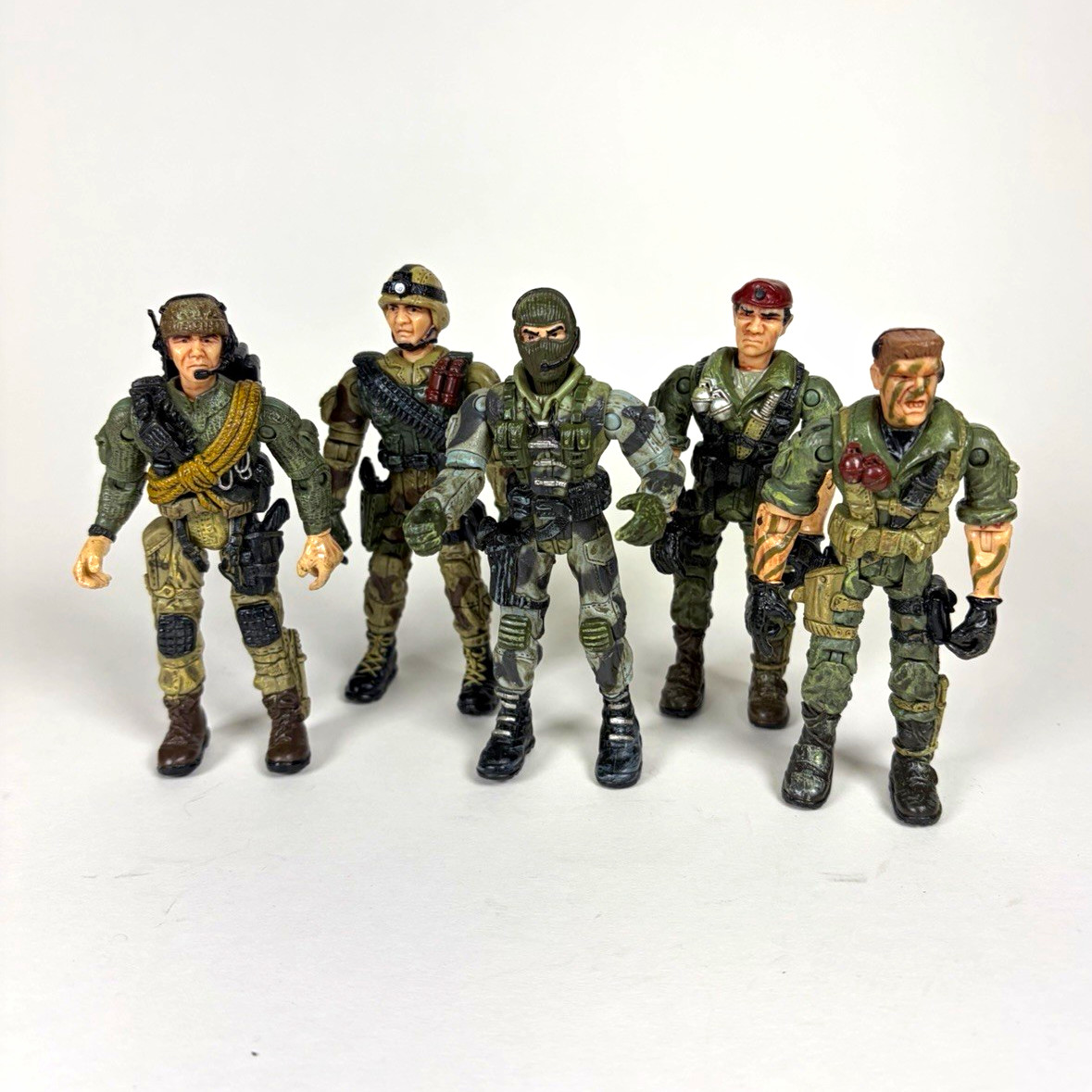 17 Action Figures Lanard The Corps 2003 & Chap Mei Military Bundle