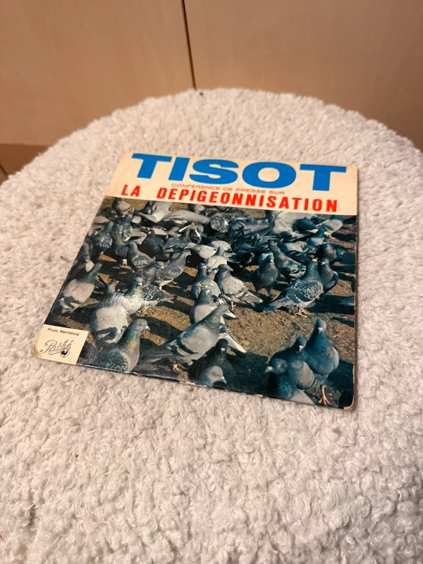 vinyle Henri Tisot Conférence de presse sur la dépigeonnisation 45 tours
