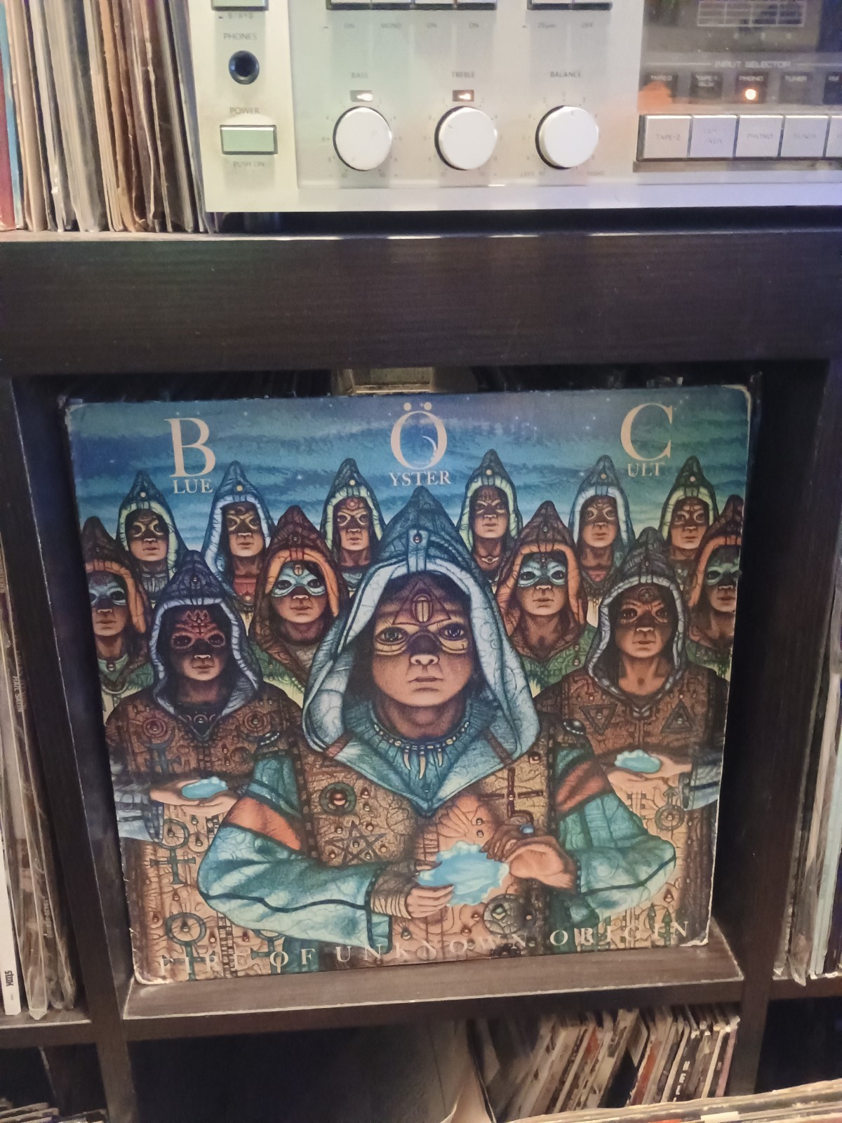 BLUE OYSTER CULT  Fire Of Unknown Origin  original LP album from 1981