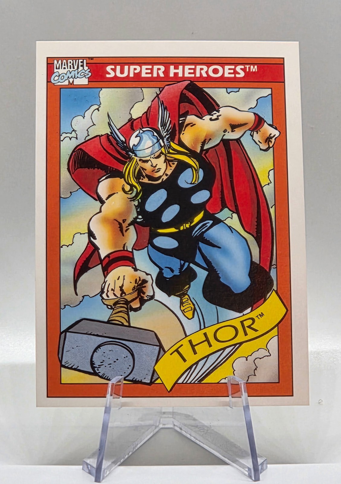 1990 Impel Marvel Universe Thor #18 Series 1 