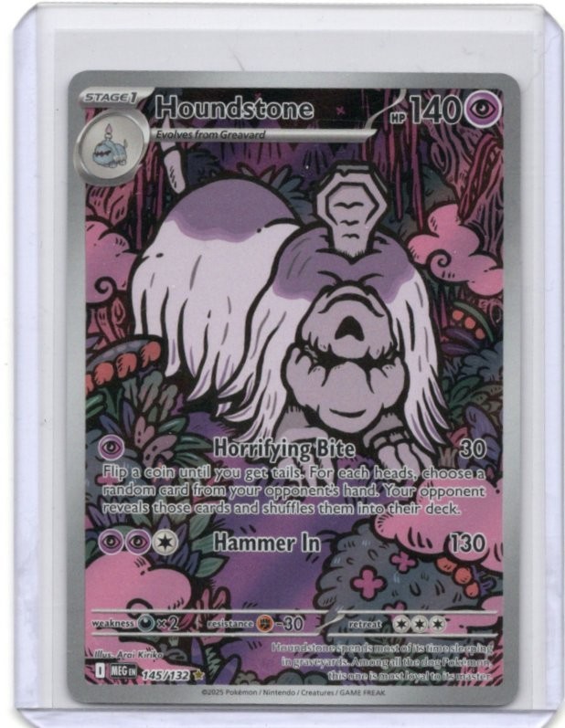 Houndstone 145/132 Me01: Mega Evolution Holo