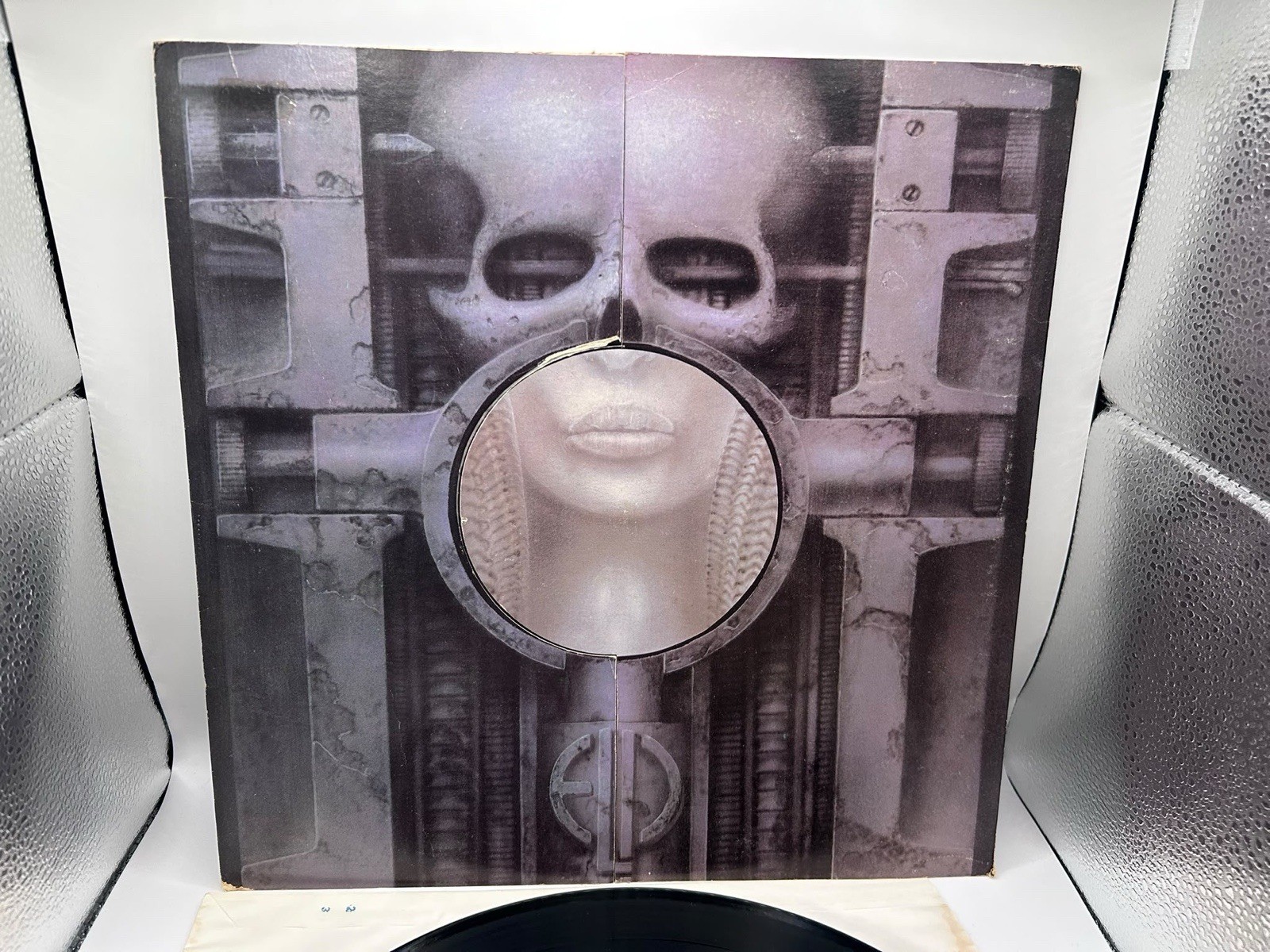 Emerson Lake& Palmer Brain Salad Surgery 1973 Vinyl , Manticore. Made in UK!