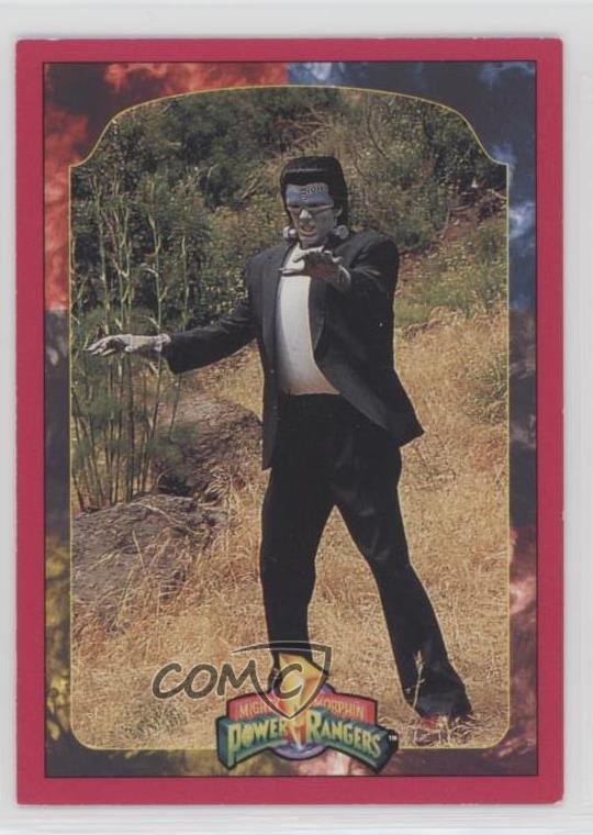 1994 Mighty Morphin Power Rangers Series 2 Retail Red Border Frankenstein 0ex2